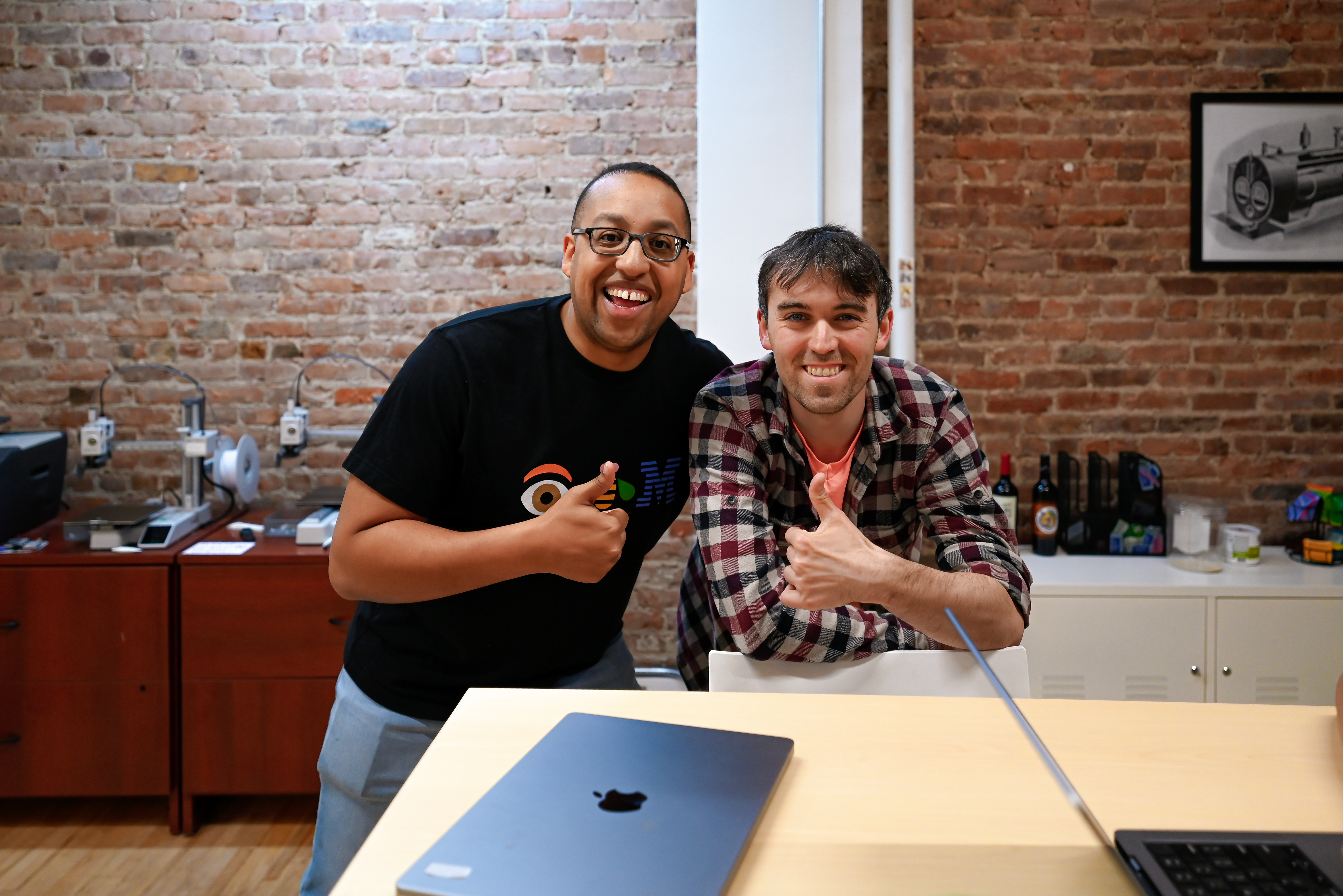 Colleagues celebrating together